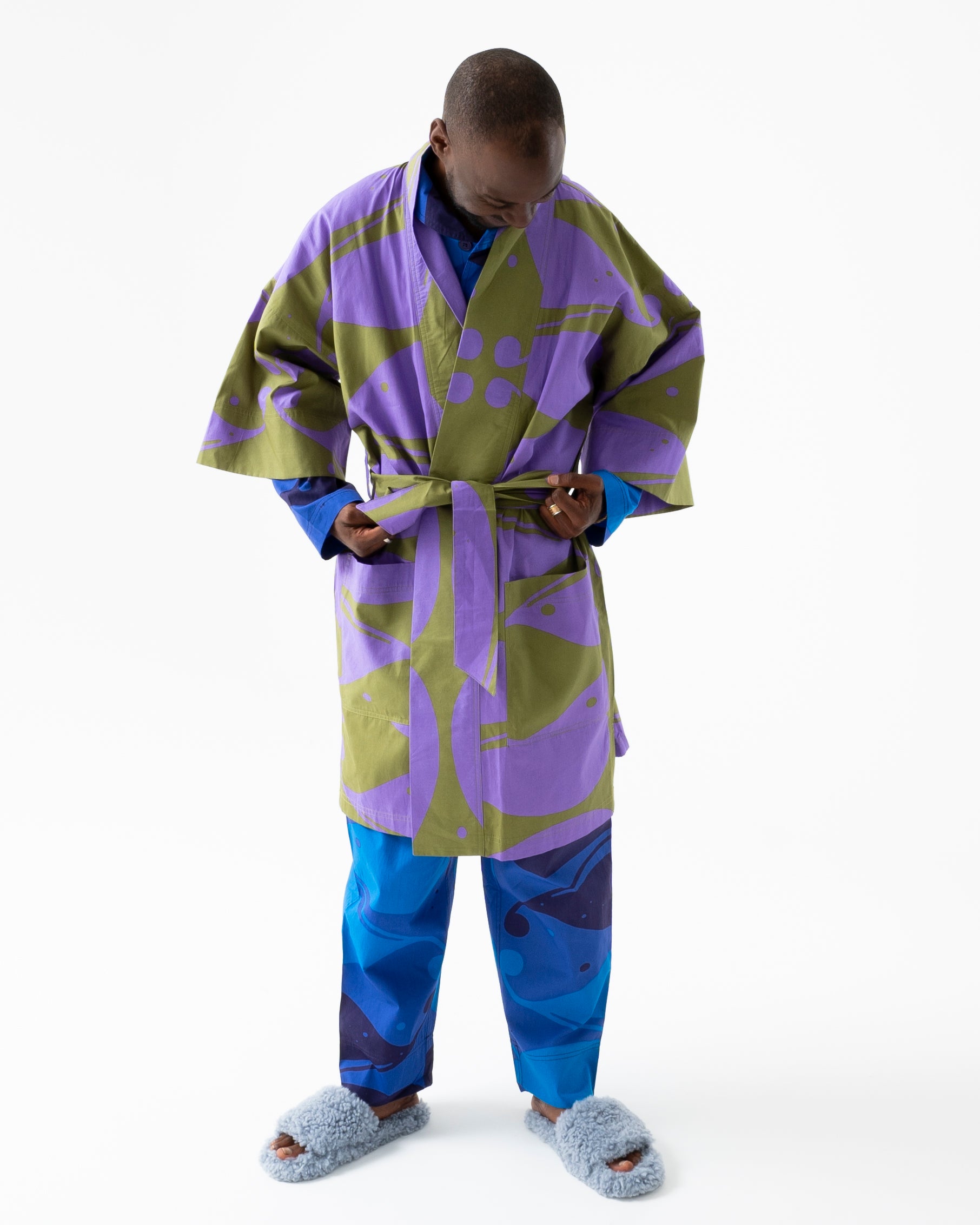 Barbarian Robe in Olive