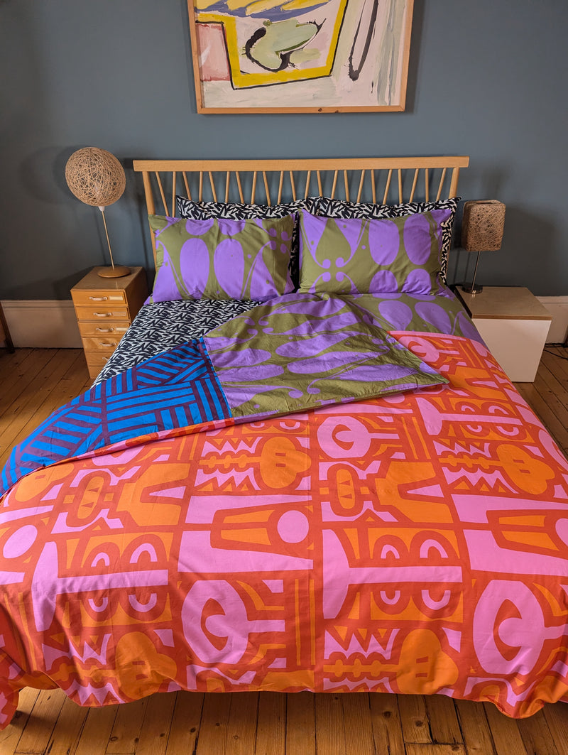 coolest unusual bedding funky bold bright patterned 