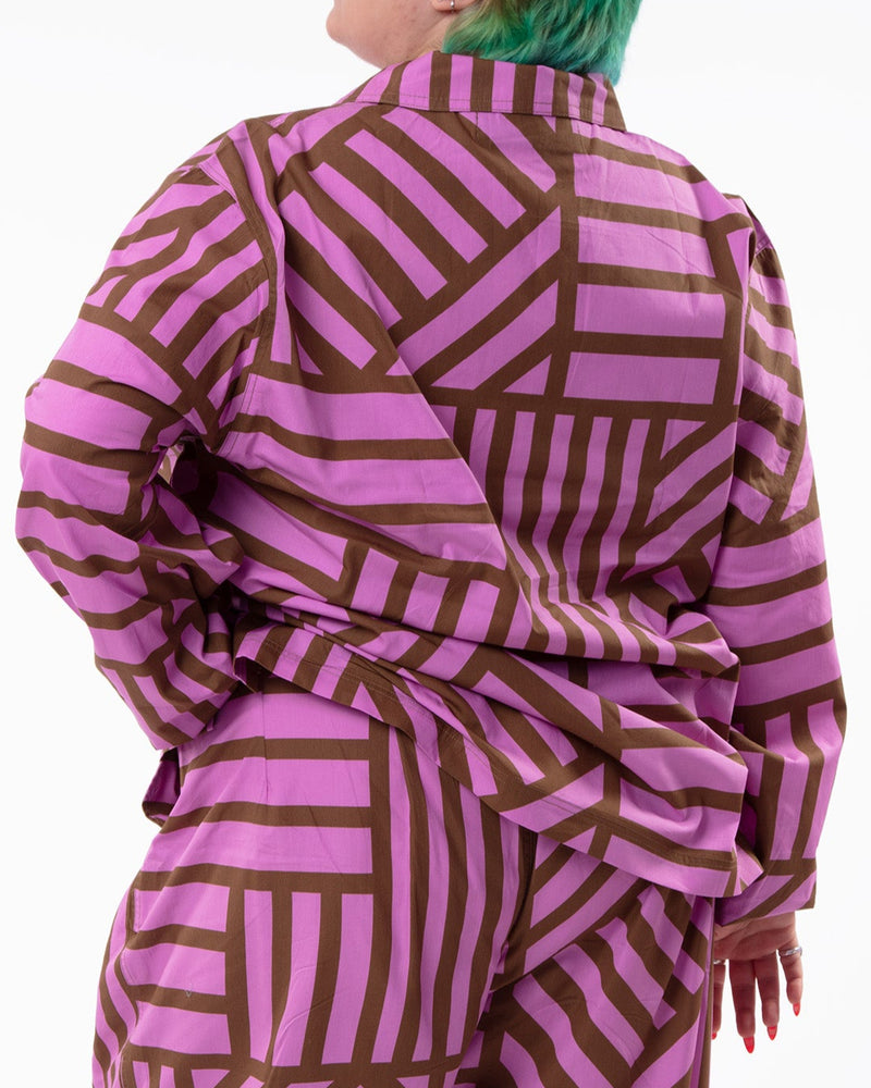 Sidewinder Pyjama Jacket in Caramallow