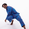 Sidewinder Pyjama Suit in Blueberry