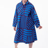 stripey dress striped dress relaxed fit dress nightshirt nightgown funky eco dress jazzy ethical 