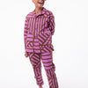 pink pyjamas organic cotton stripe pyjamas xxs pyjamas tailored two piece pyjamas you can wear outside 