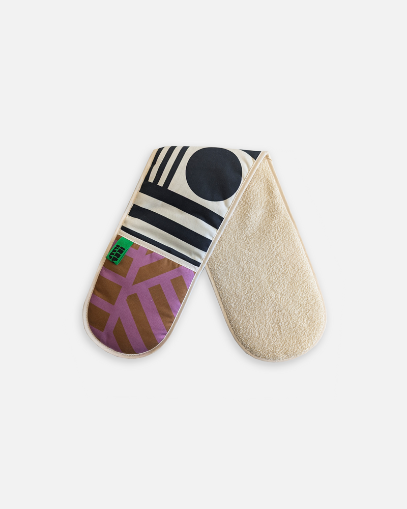 Organic Cotton Double Oven Gloves in Sidewinder