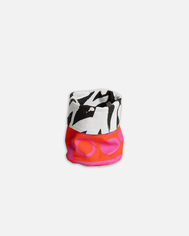 Small Storage Bag in Hot Pink / Mono