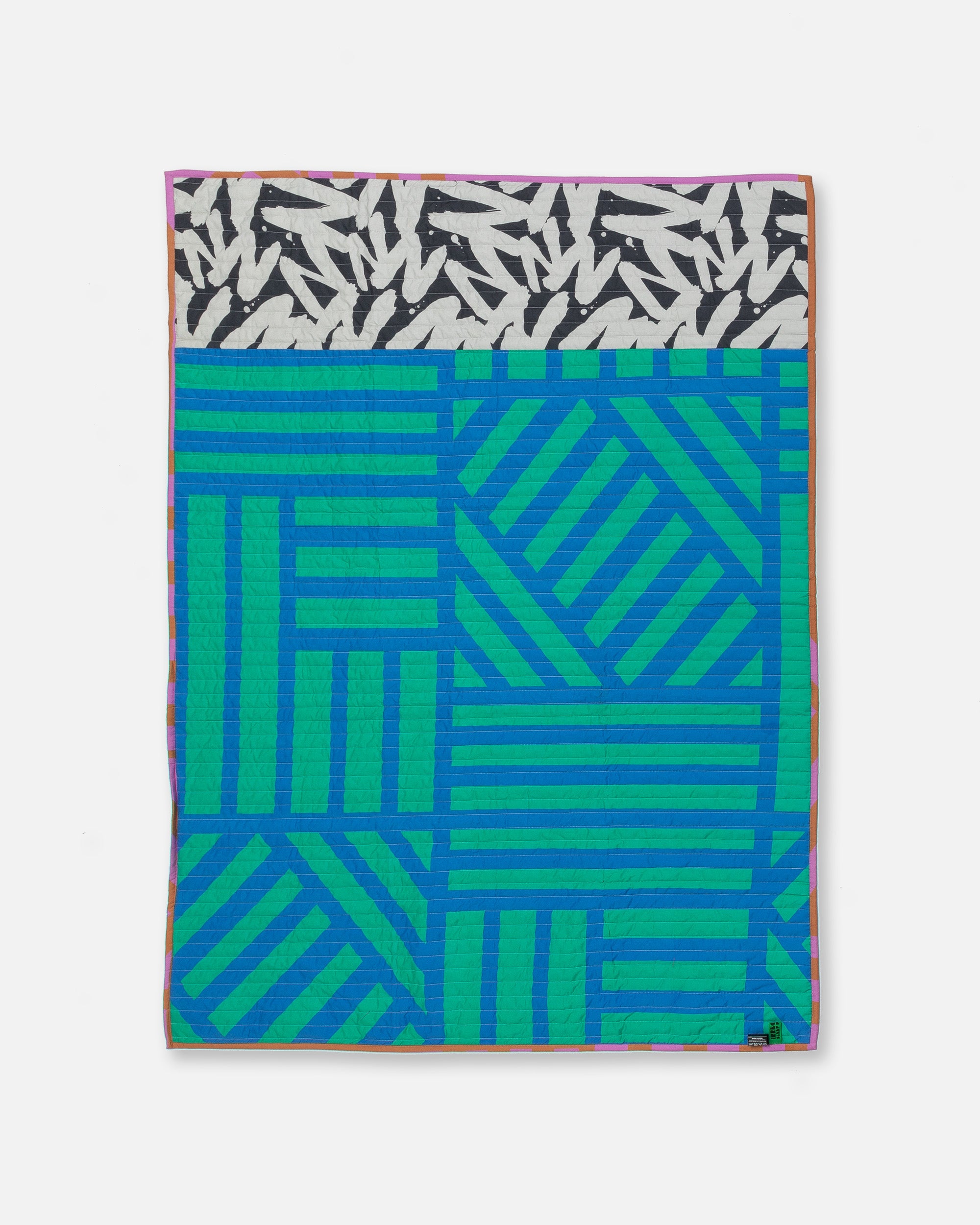 Reversible Quilted Throw in Cool Caramallow