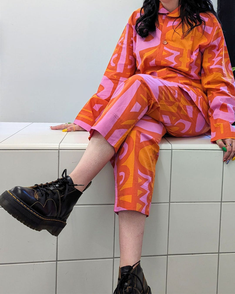 Chameleon Pyjama Suit in Cayenne