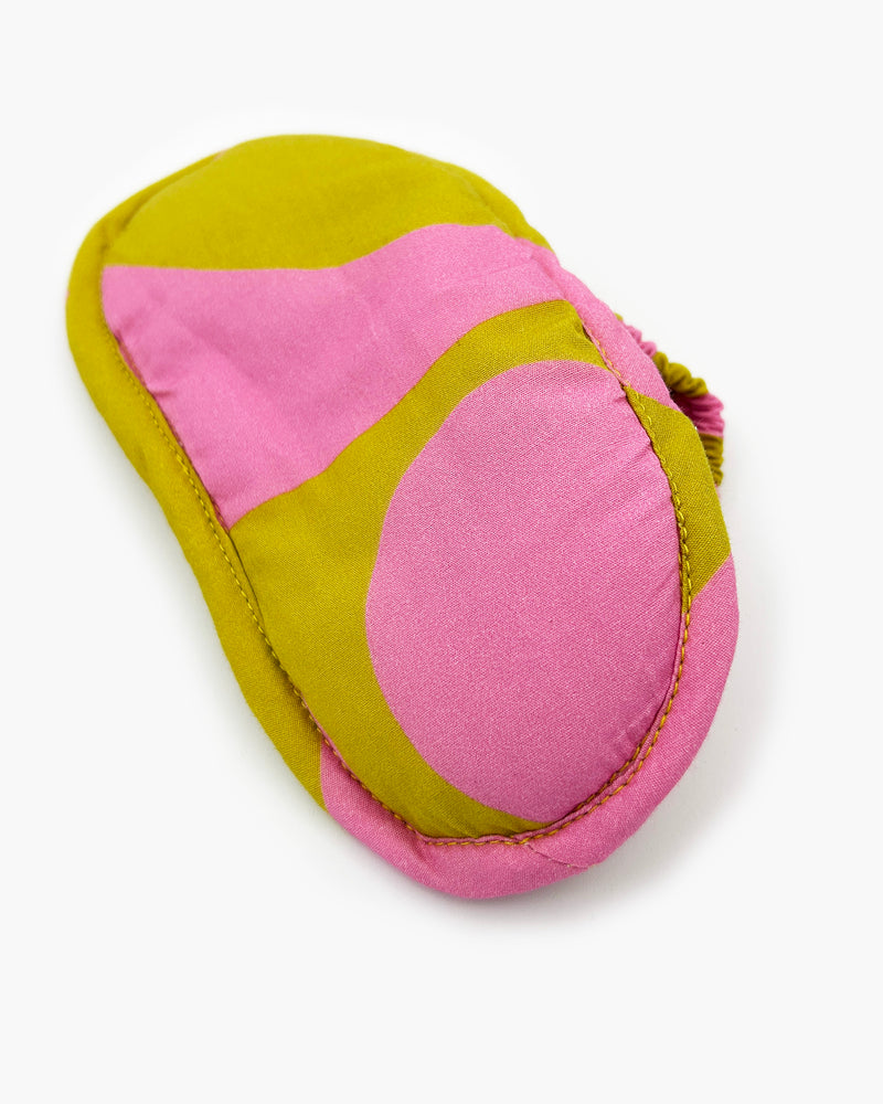 Organic Cotton Eye Mask in Wasabi