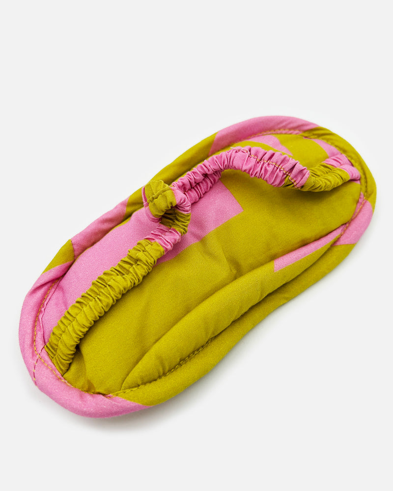 Organic Cotton Eye Mask in Wasabi