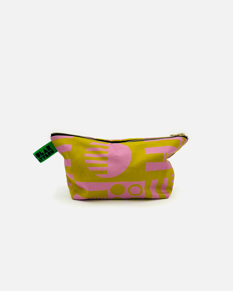 Organic Cotton Washbag in Wasabi