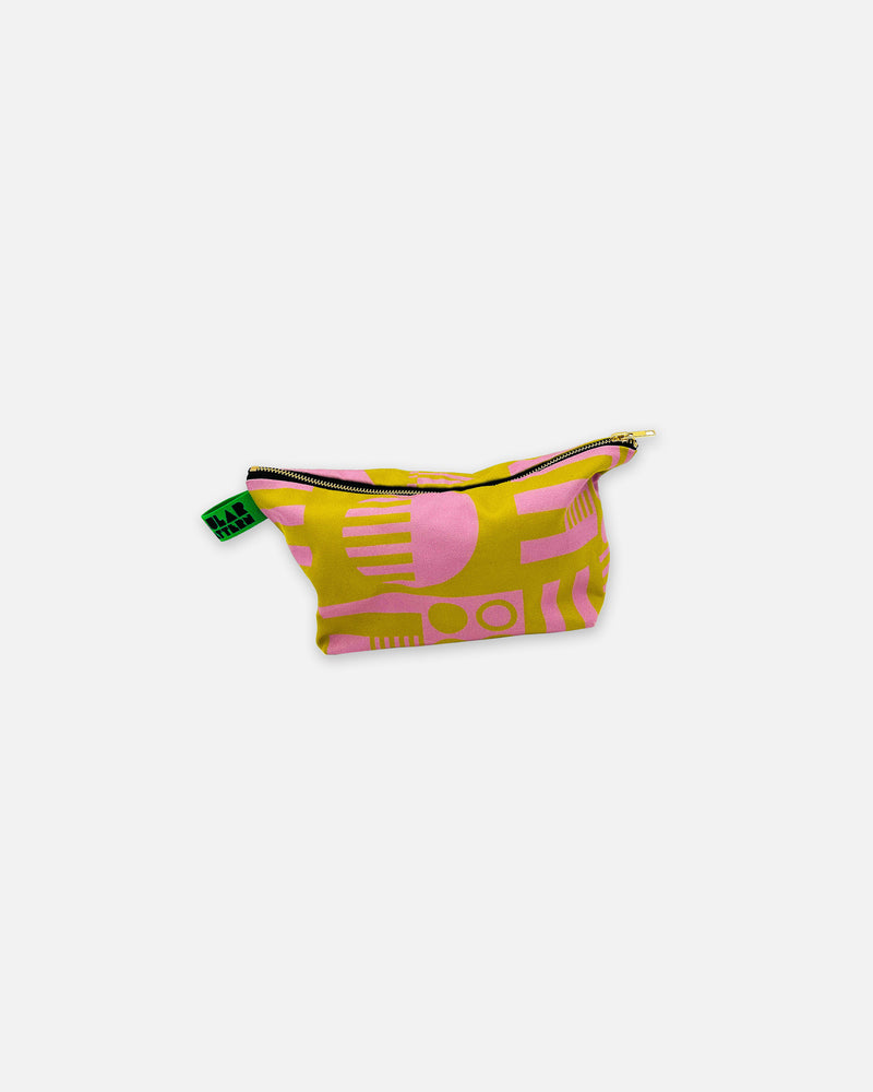 Organic Cotton Washbag in Wasabi
