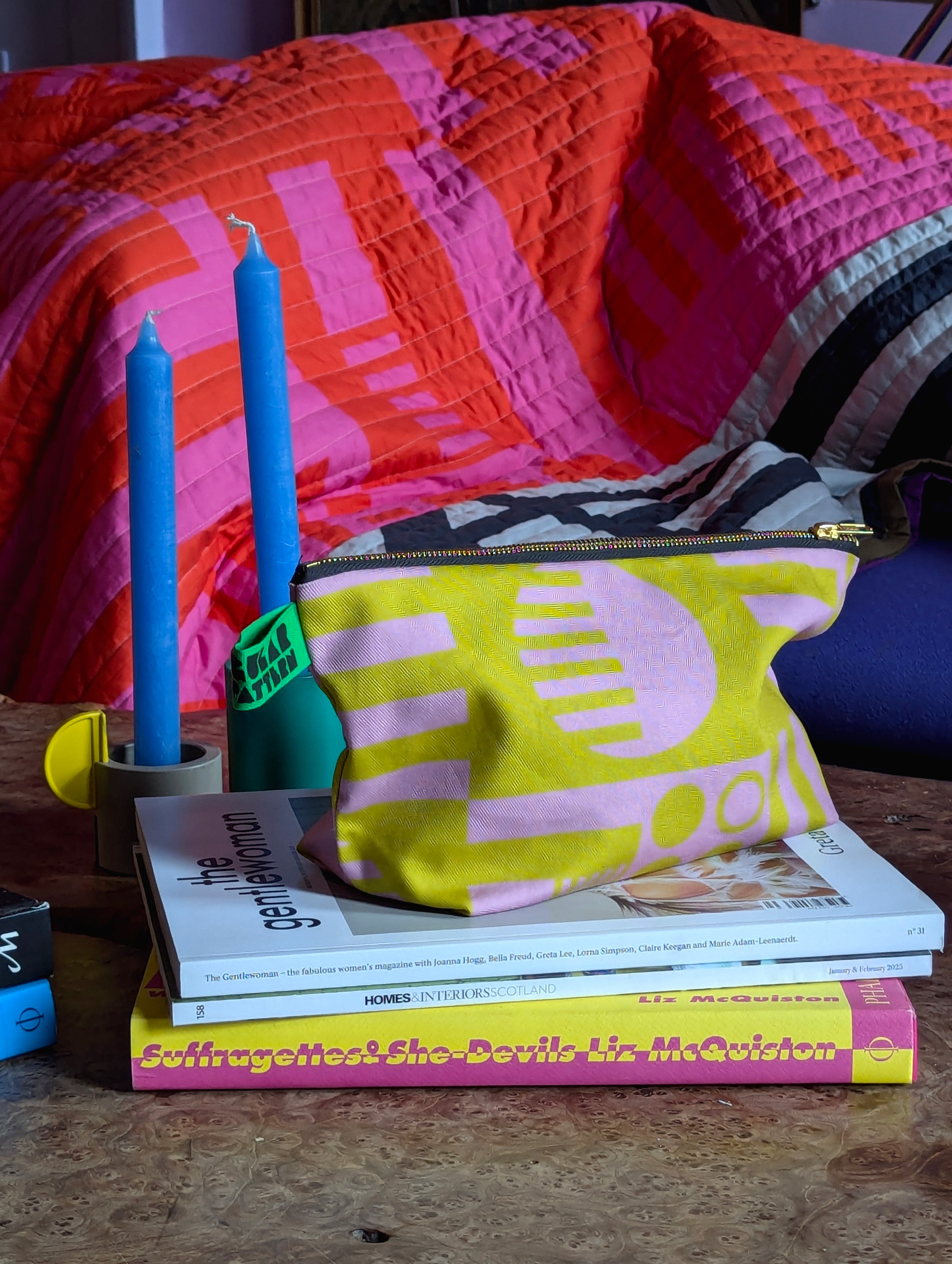 Organic Cotton Washbag in Wasabi