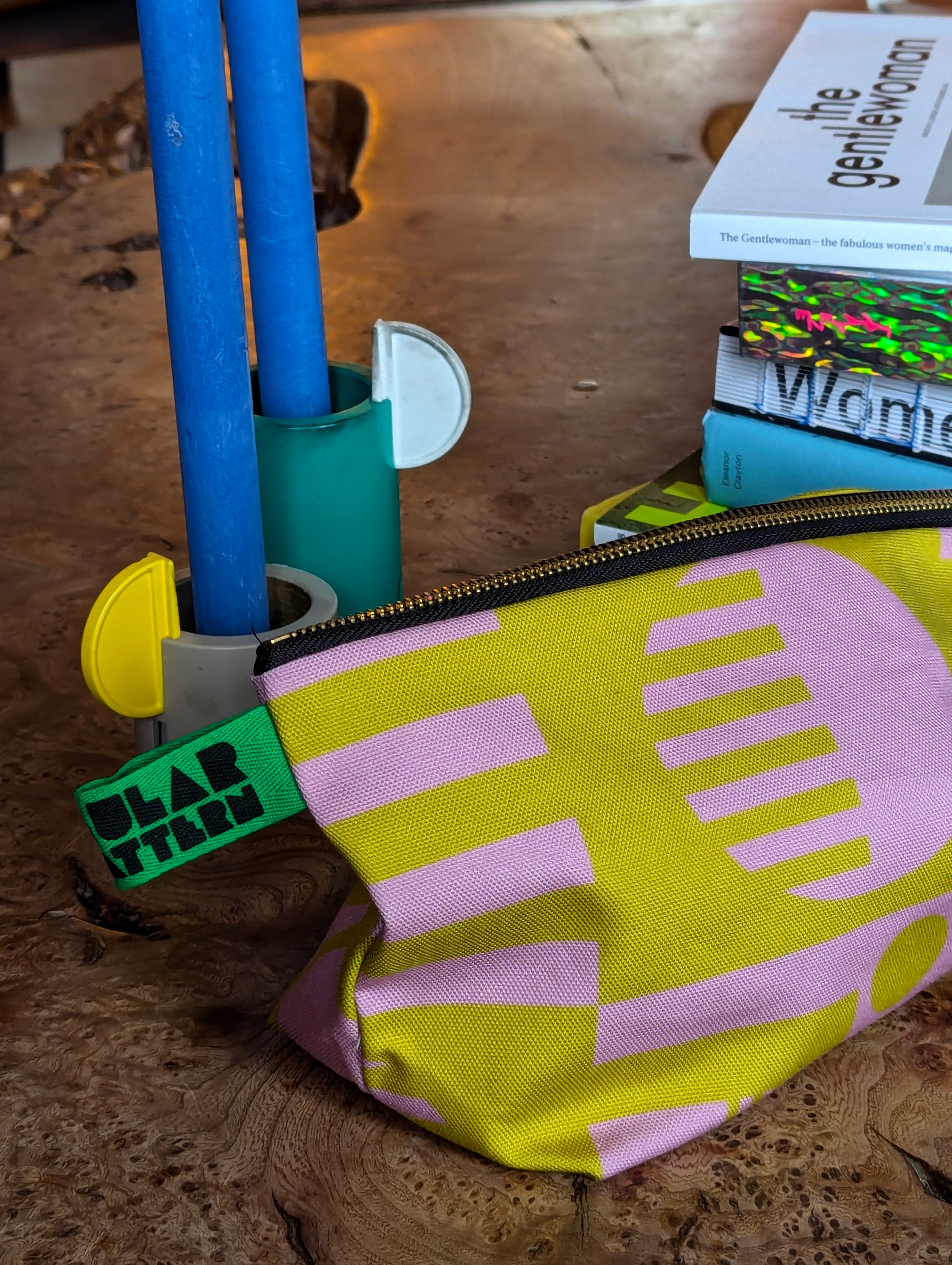 Organic Cotton Washbag in Wasabi