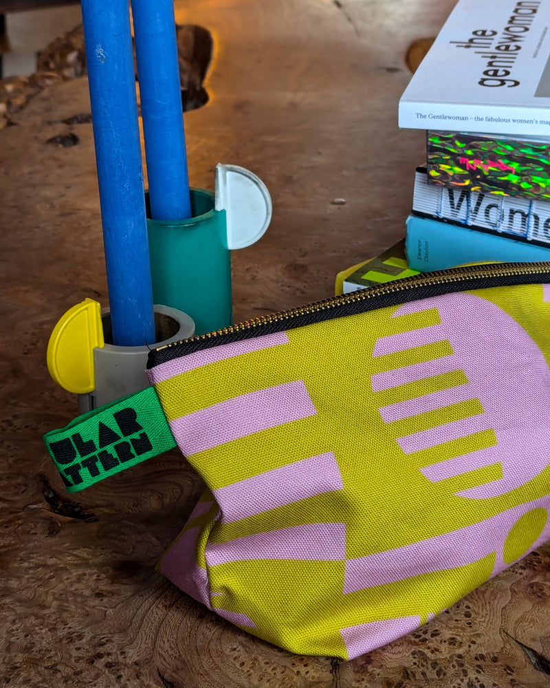Organic Cotton Washbag in Wasabi