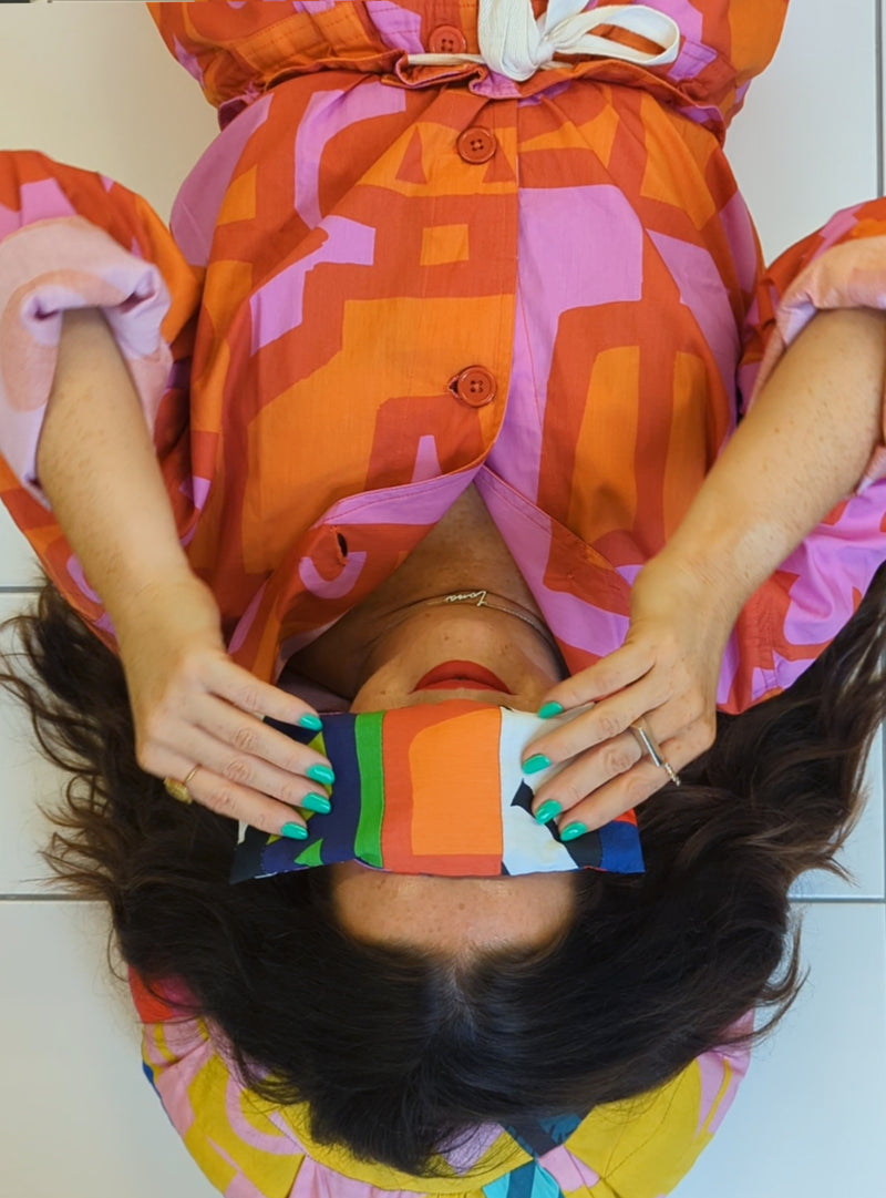 Patchwork meditation eye pillow