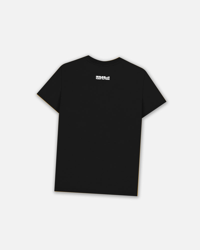 Regular-fit Irregular T-shirt in Black