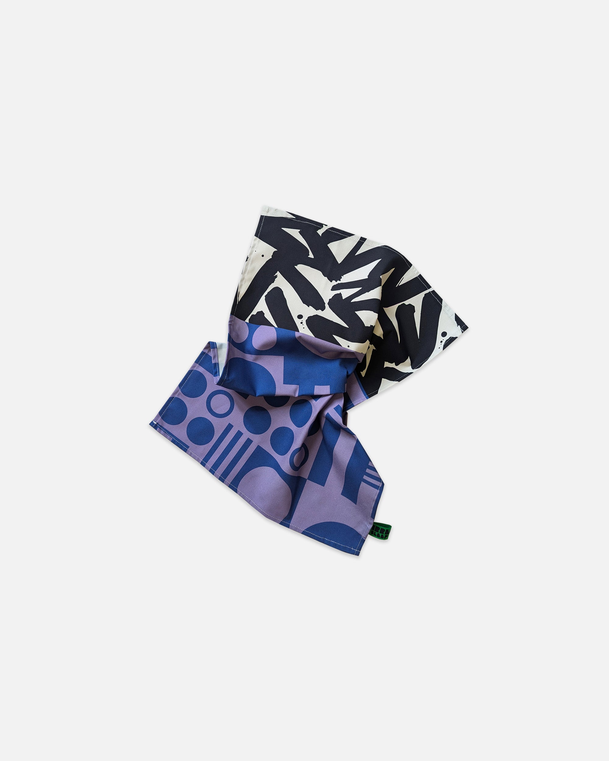 Organic Cotton Tea Towel in Blueberry