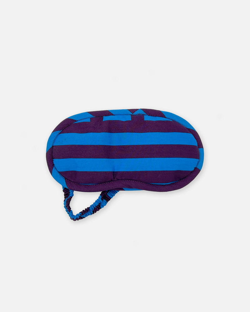 Organic cotton eye mask in Blueberry