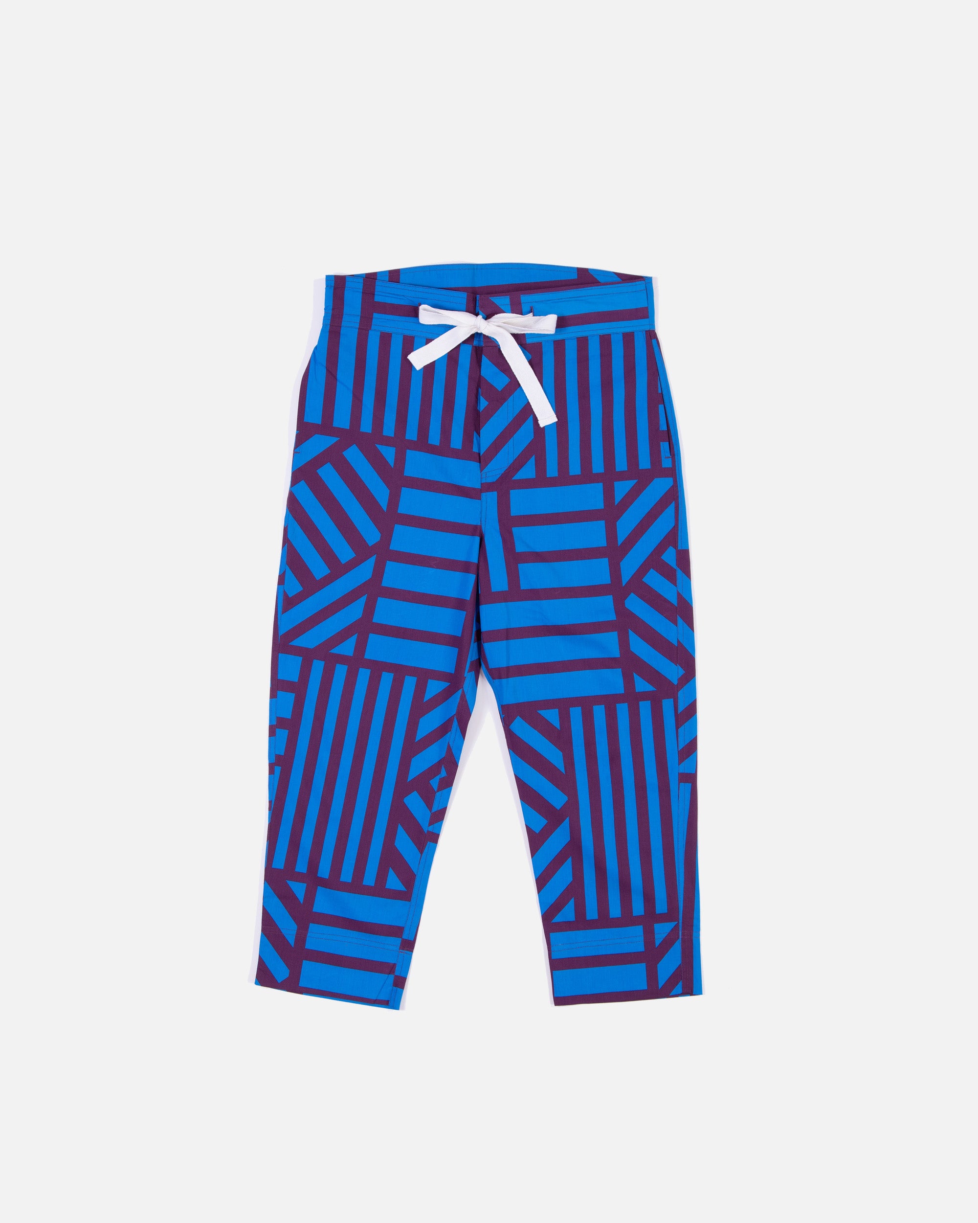 Sidewinder High Waisted Trousers in Blueberry