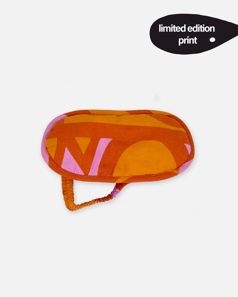 Organic Cotton Eye Mask in Cayenne