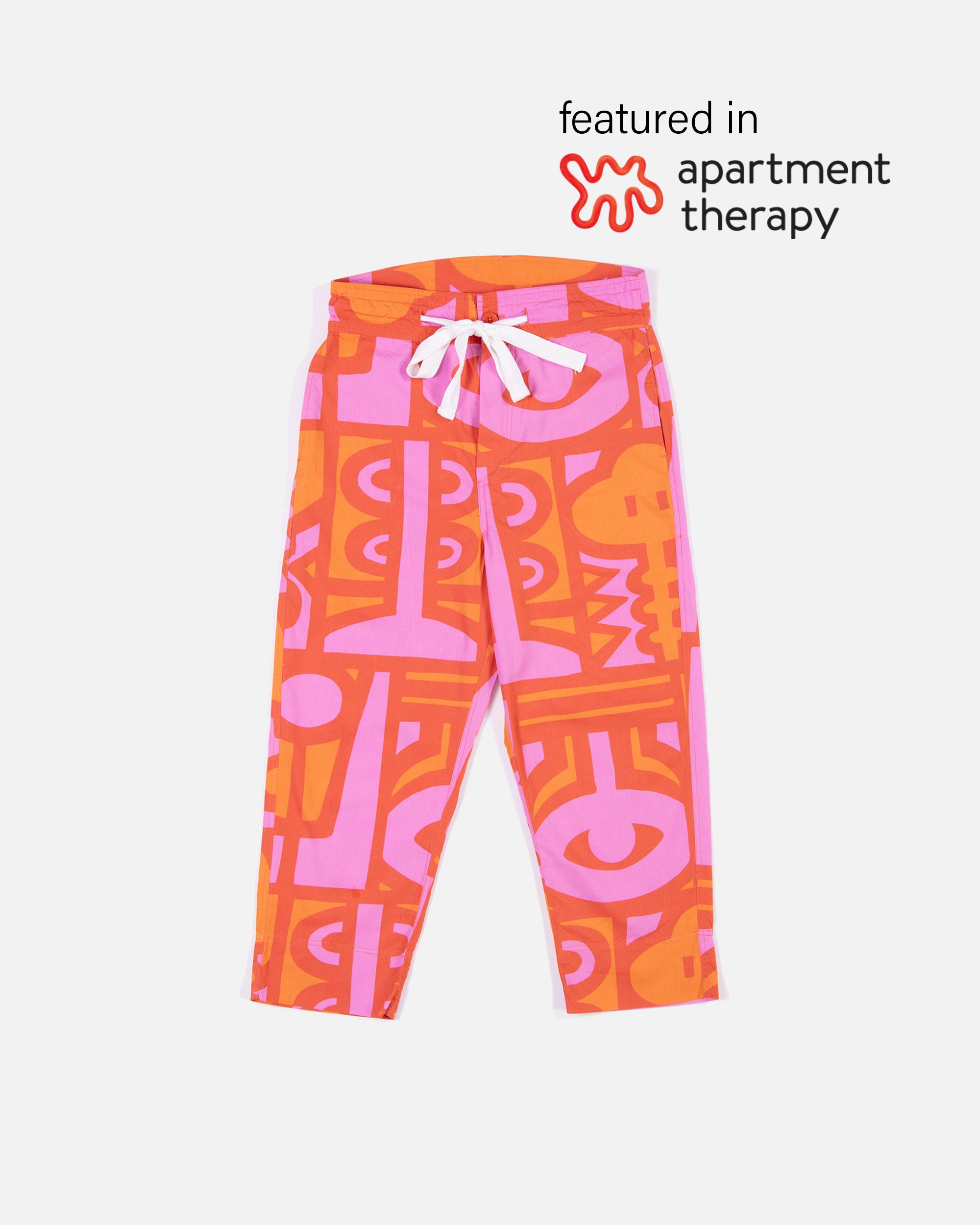 Chameleon High Waisted Trousers in Cayenne