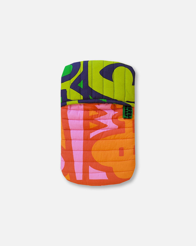 Quilted Hot Water Bottle in Chameleon