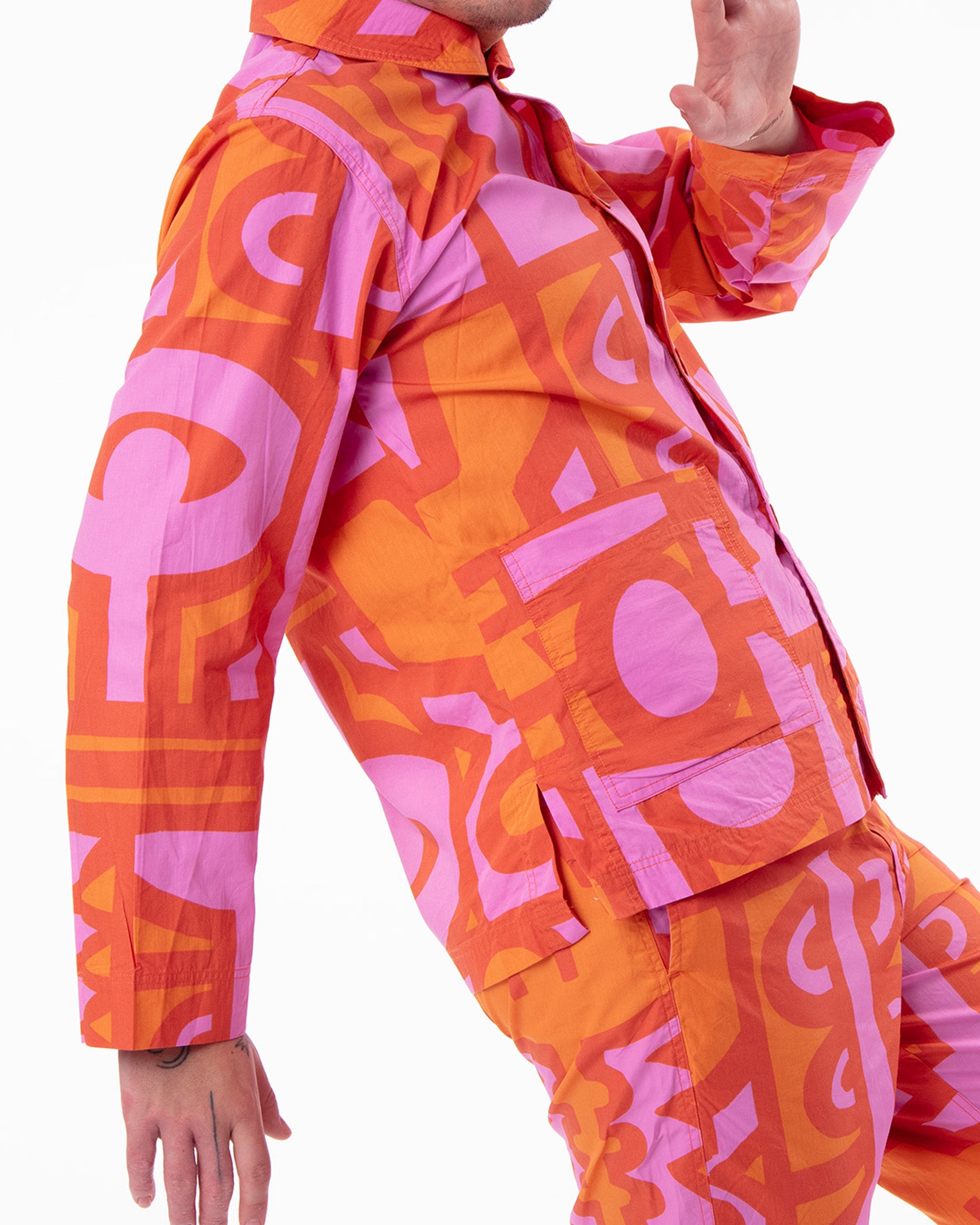 Chameleon Pyjama Jacket in Cayenne