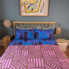 statement prints graphic prints geometric print reversible bedding organic bedding 
