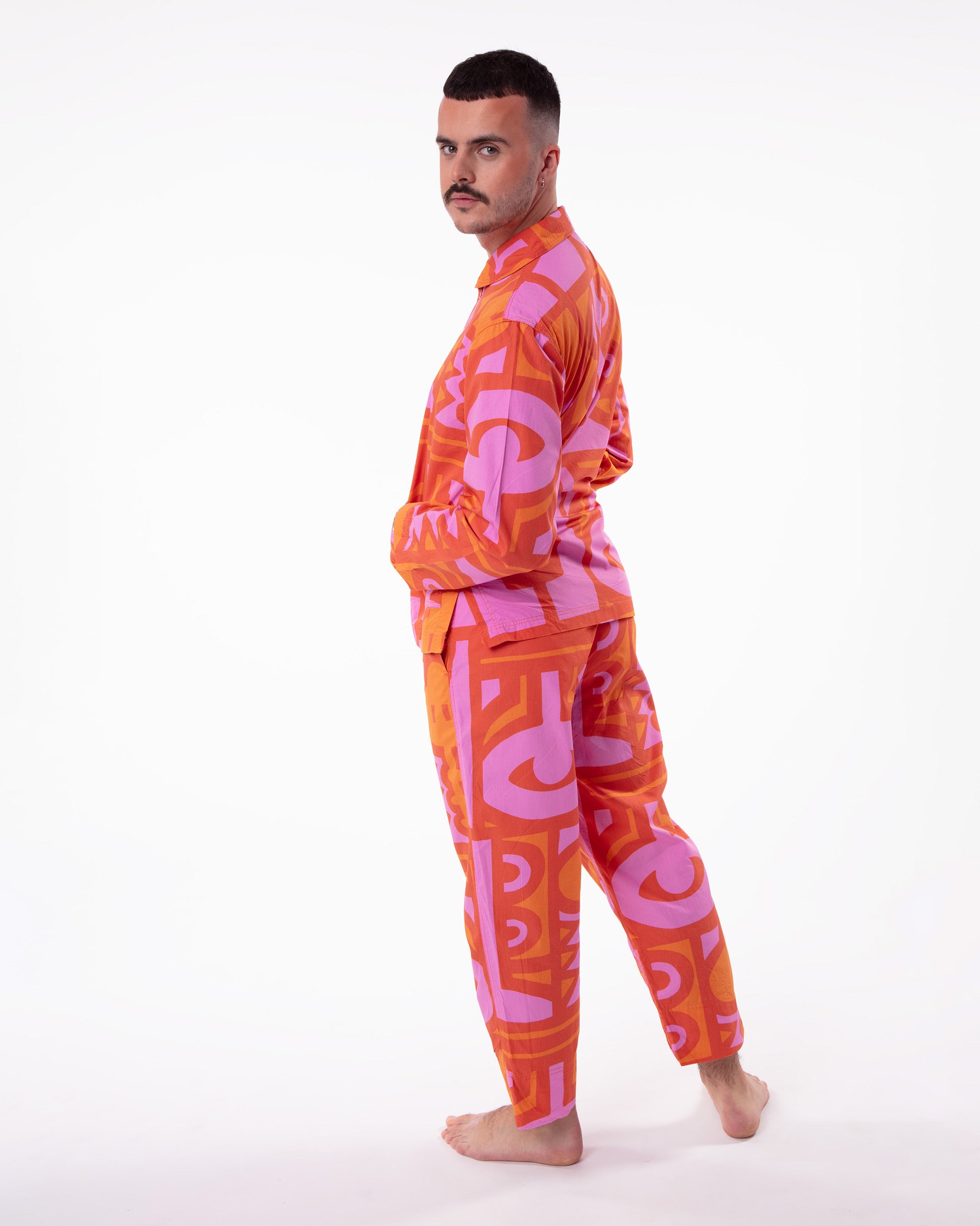 Chameleon Pyjama Jacket in Cayenne