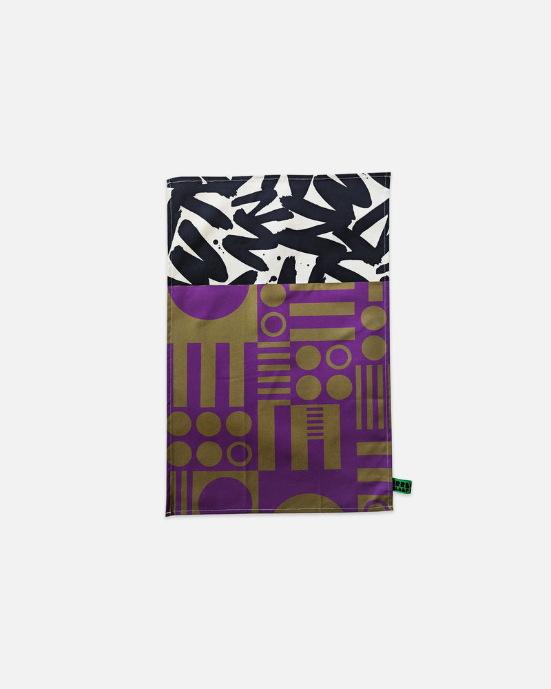 Organic Cotton Tea Towel - Grape