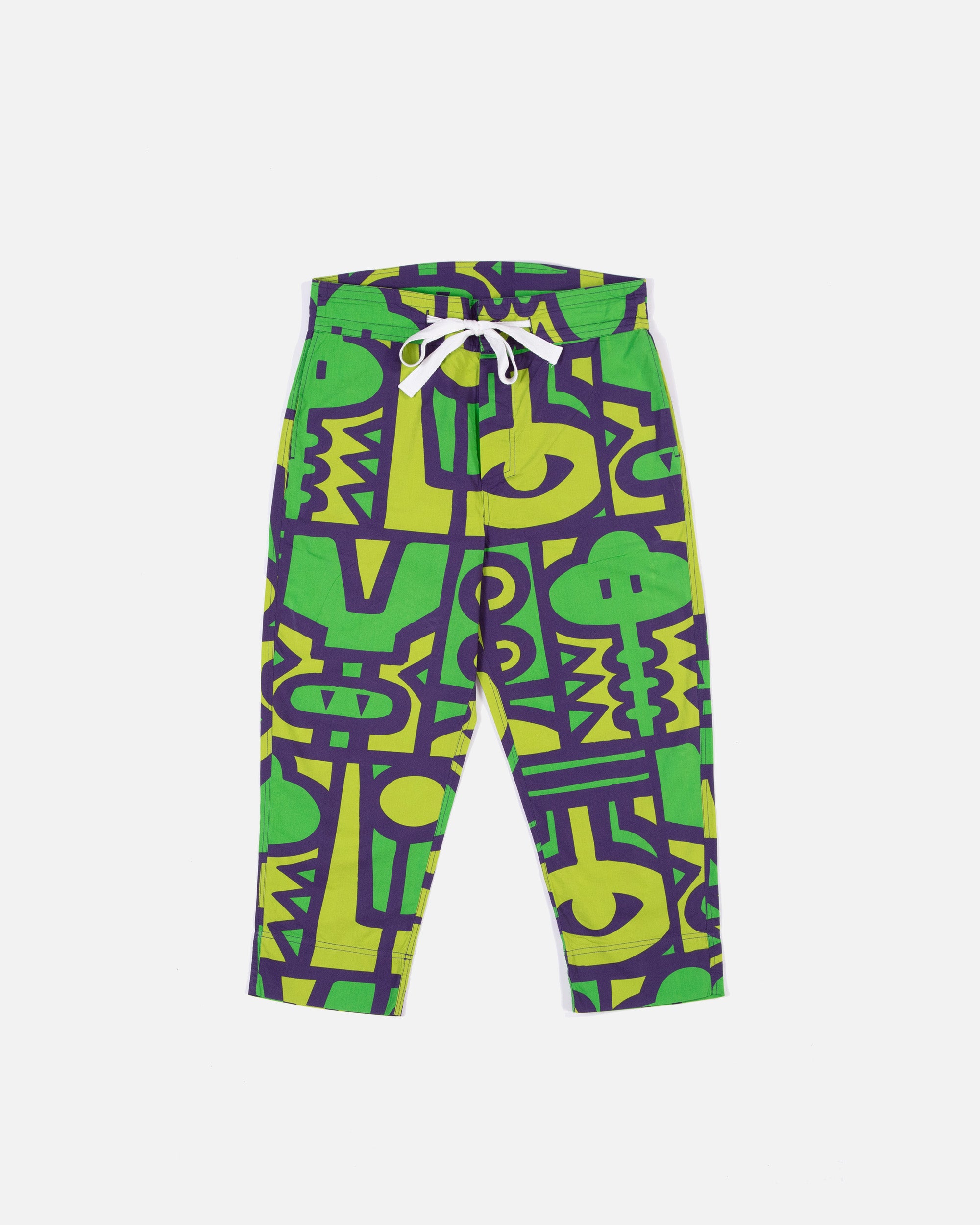 Chameleon High Waisted Trousers in Jungle