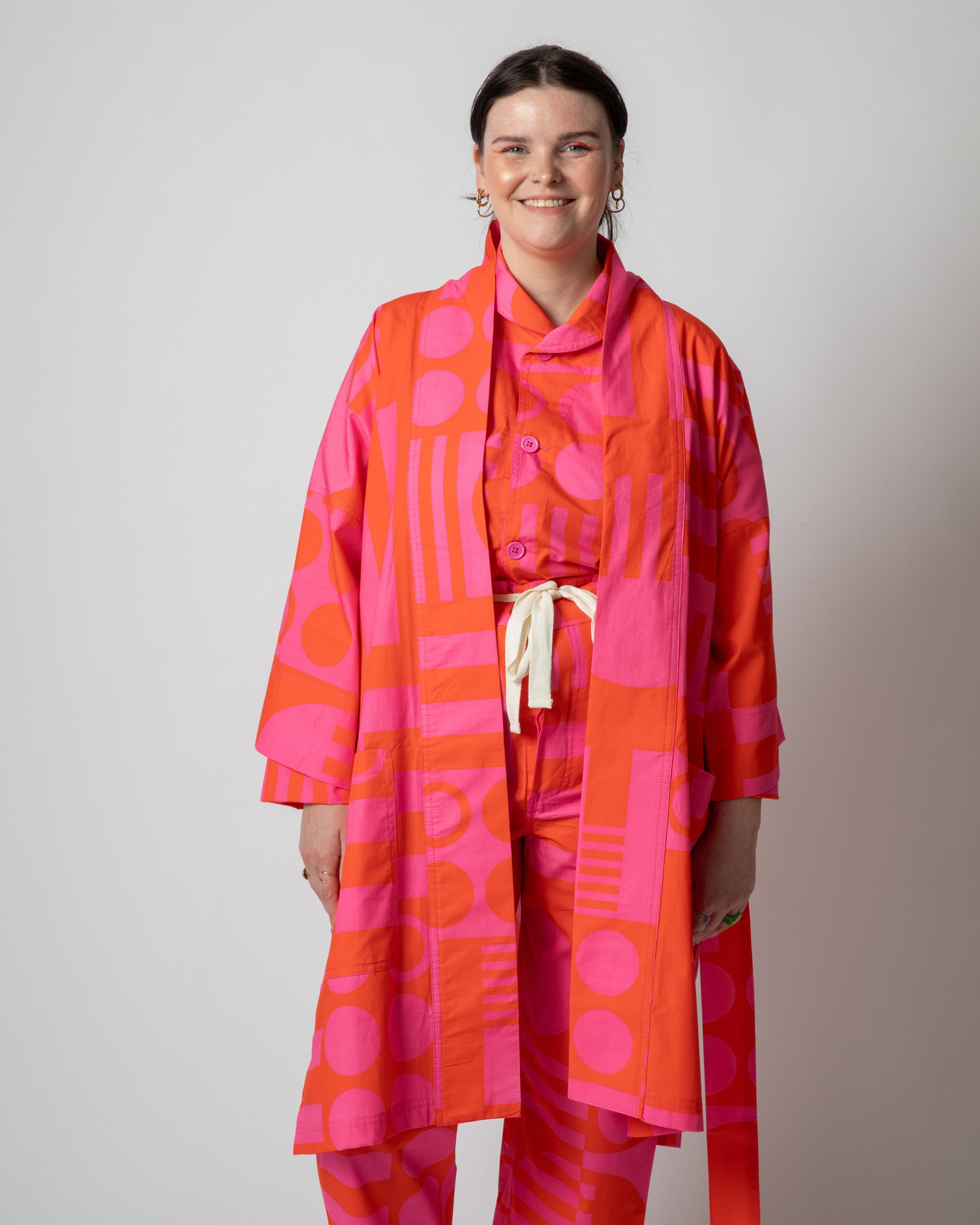 Paradox Robe in Hot Pink