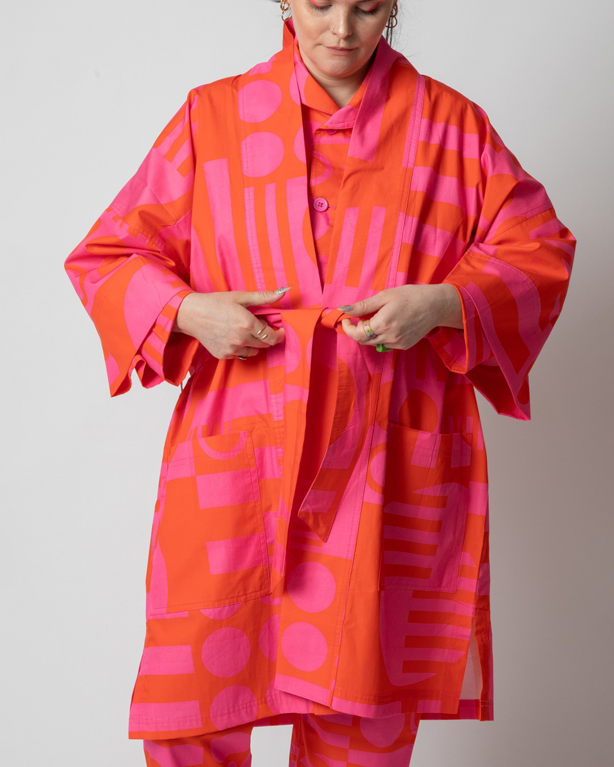 Paradox Robe in Hot Pink