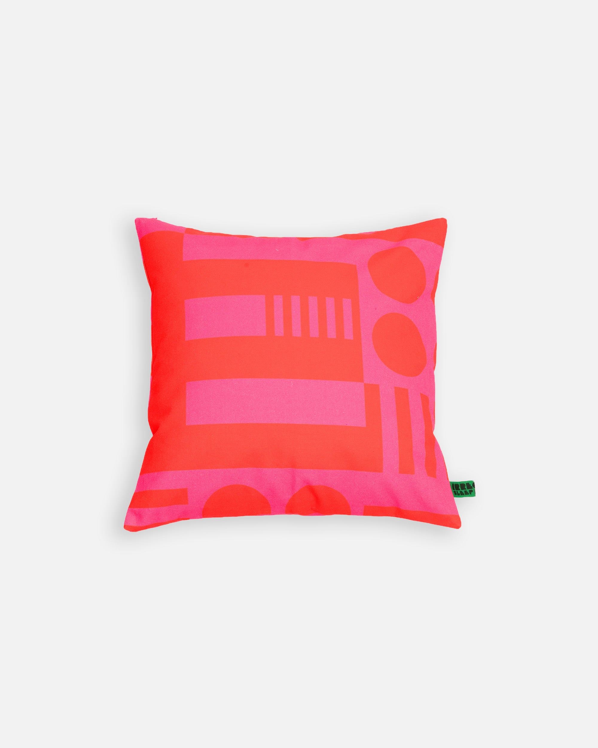 Canvas cushion cover in Hot Pink