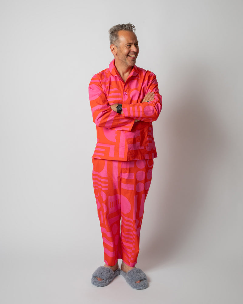 Paradox High Waisted Trousers in Hot Pink