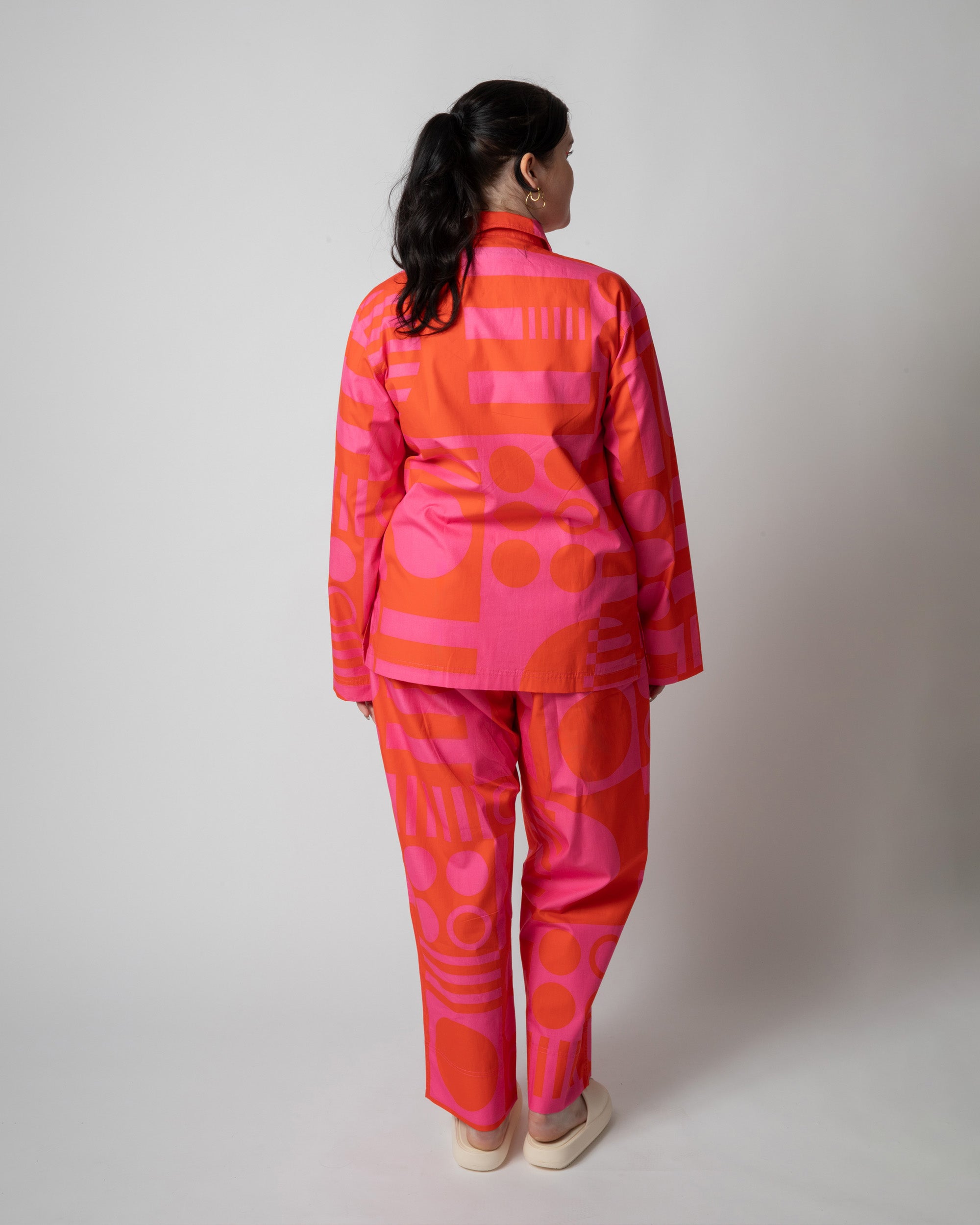 Paradox Pyjama Jacket in Hot Pink