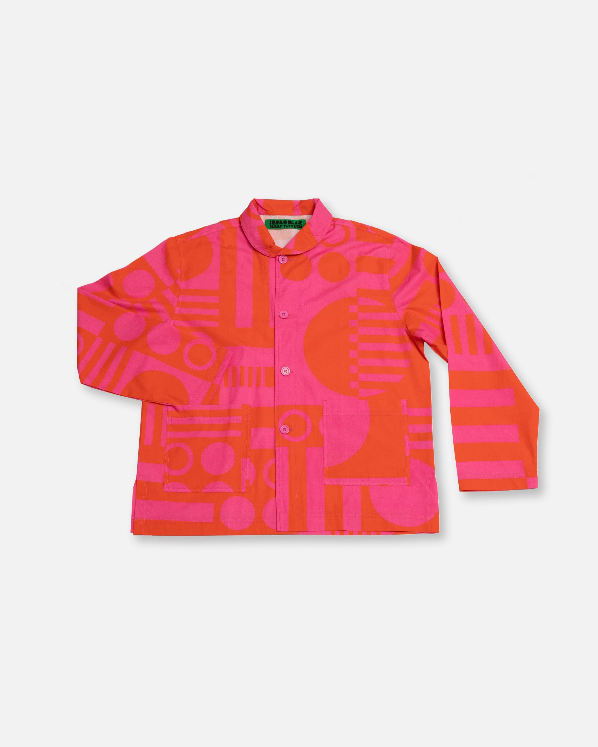 Paradox Pyjama Jacket in Hot Pink