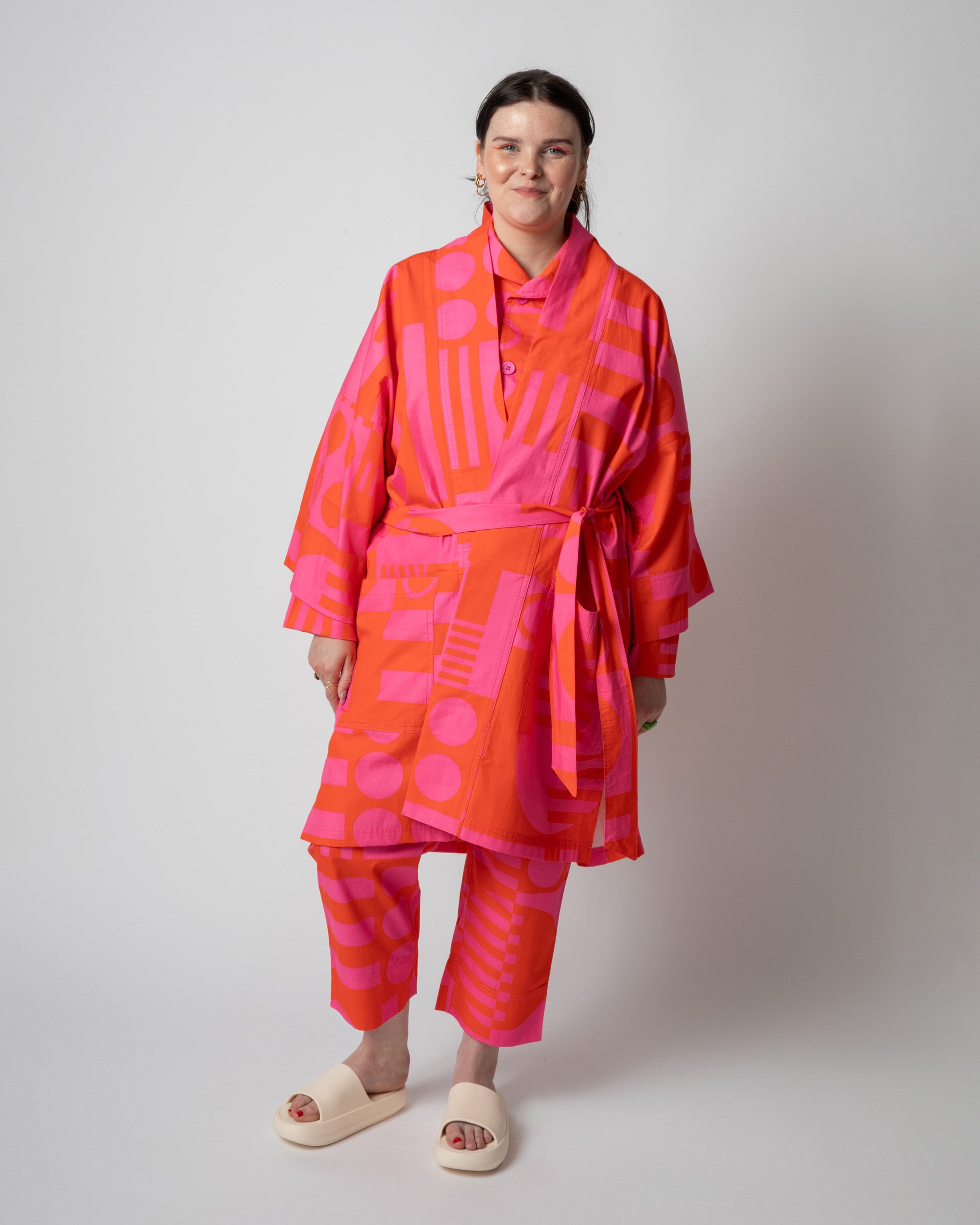 Paradox Robe in Hot Pink