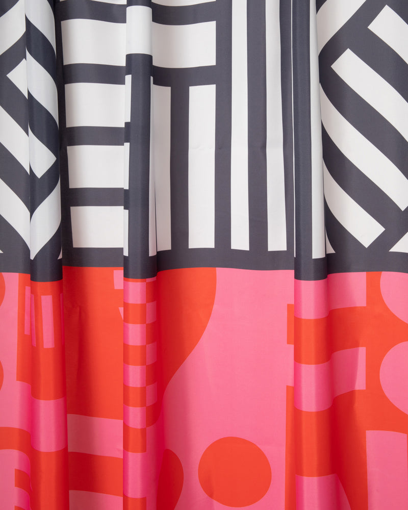 Shower Curtain Hot Pink