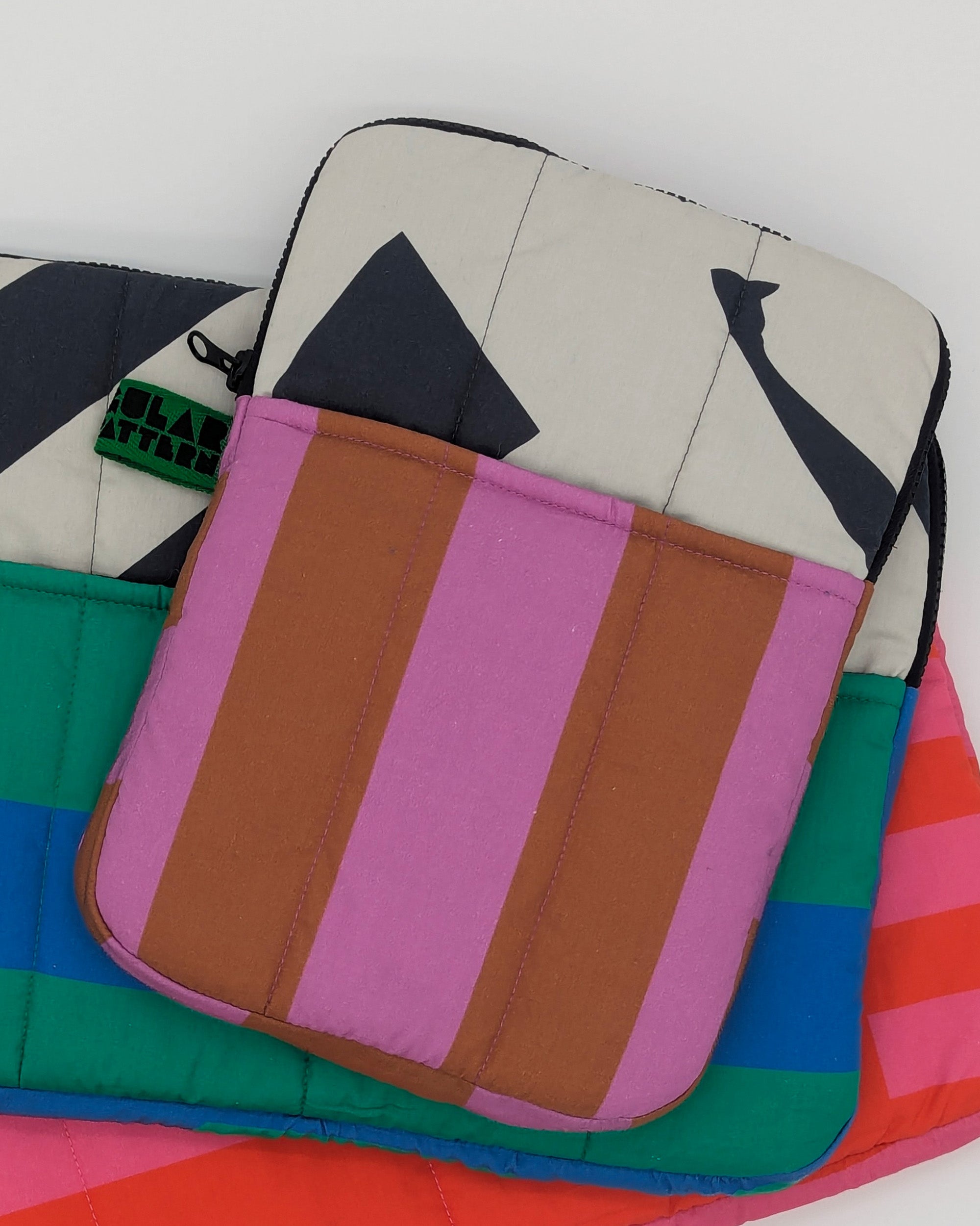 Quilted Ipad case in Caramallow