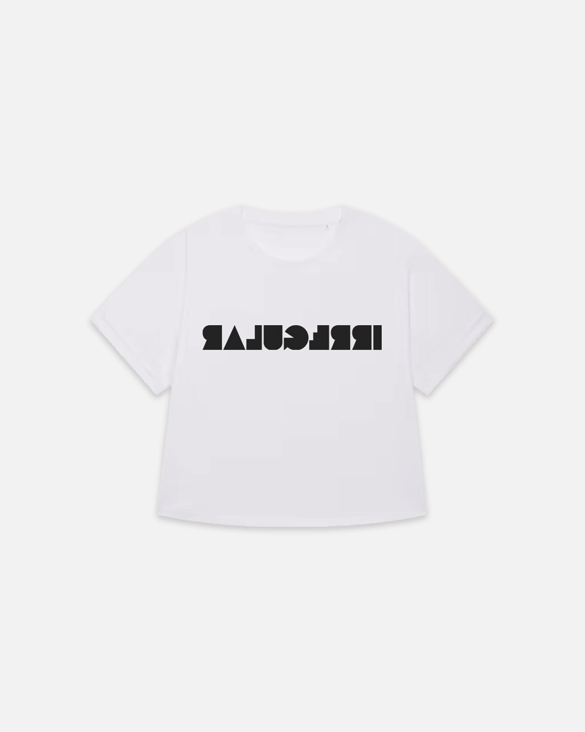 Irregular Loose-fit T-shirt in White