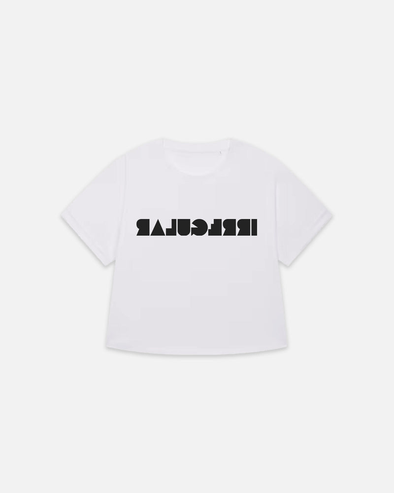 Irregular T-shirt in White