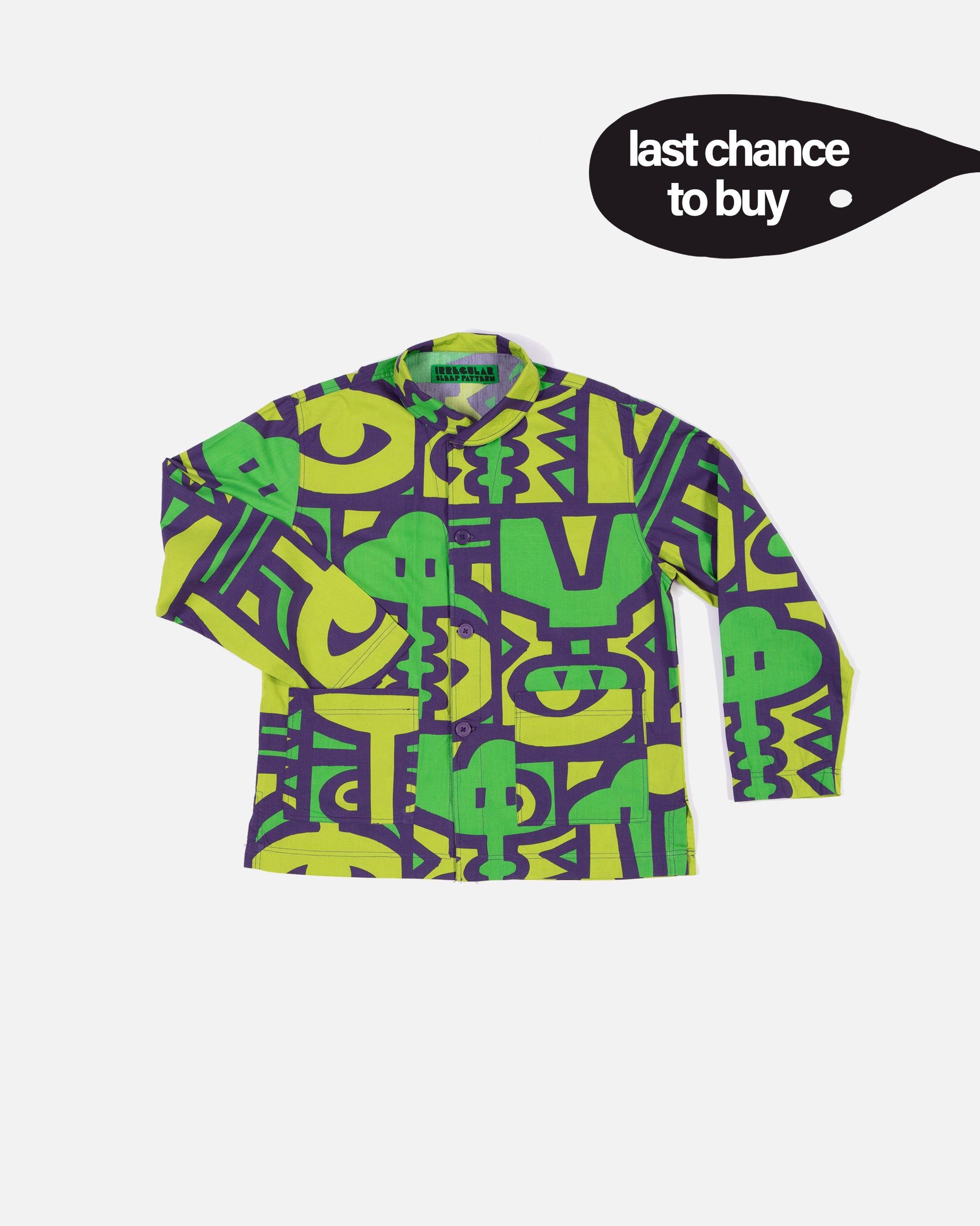 Chameleon Pyjama Jacket in Jungle