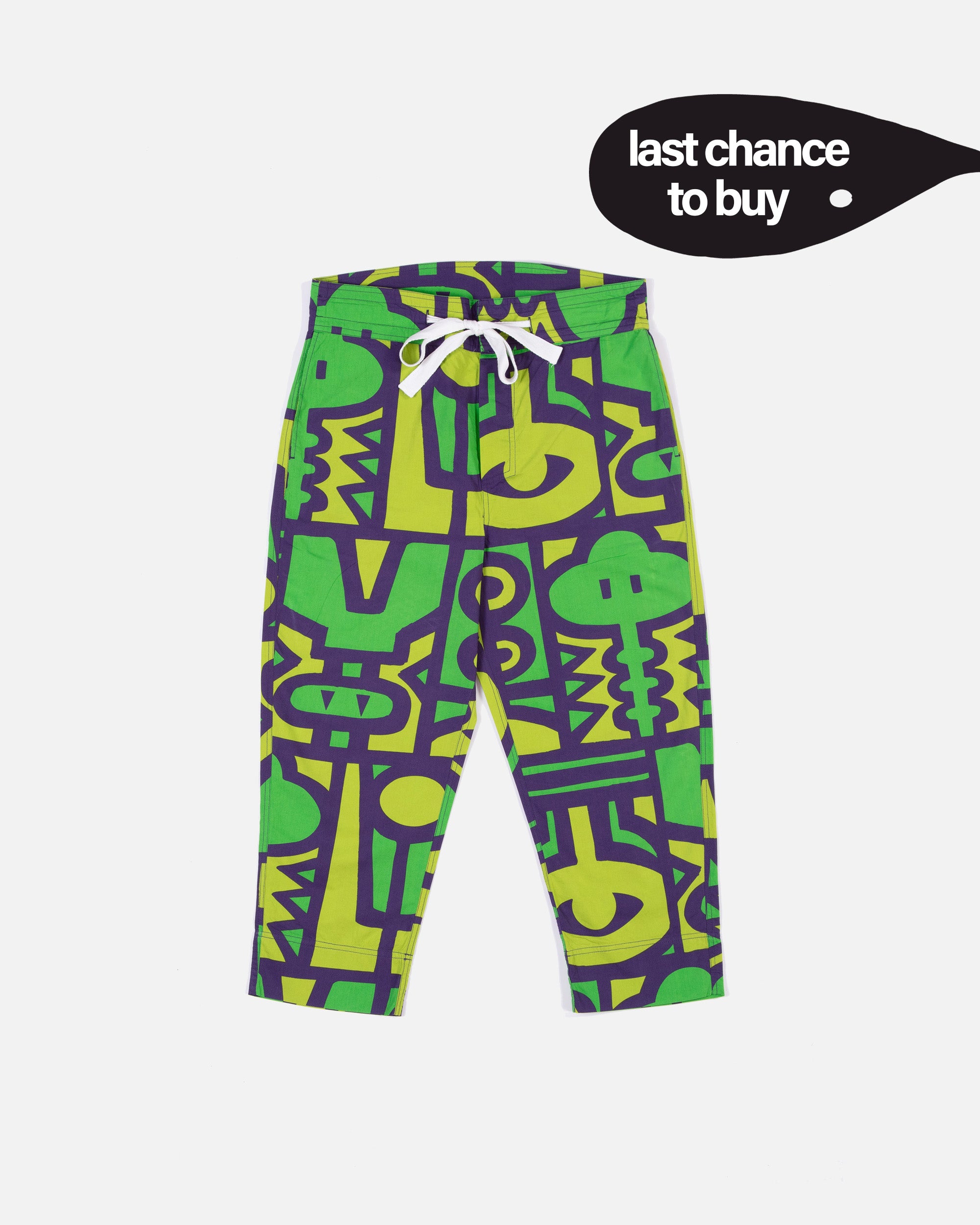 Chameleon High Waisted Trousers in Jungle