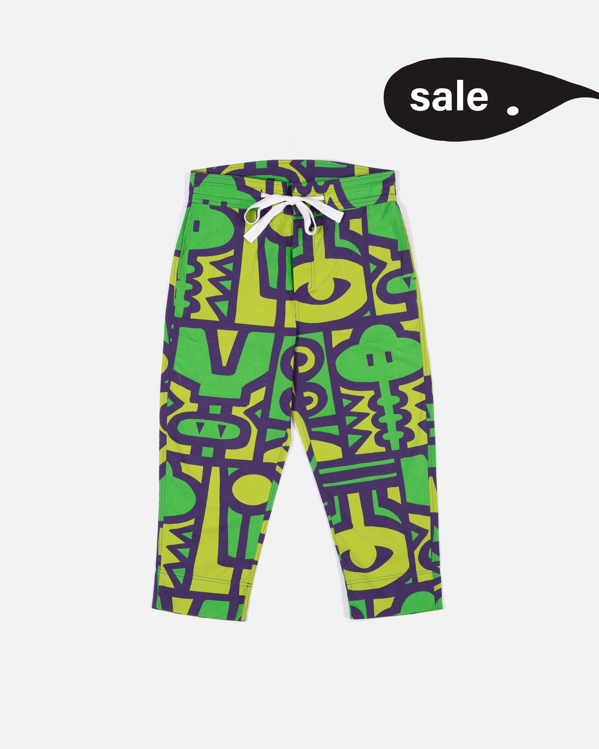 Chameleon High Waisted Trousers in Jungle
