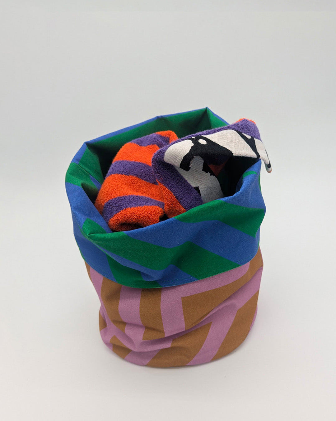 Large Storage Bag in Kelly Caramallow