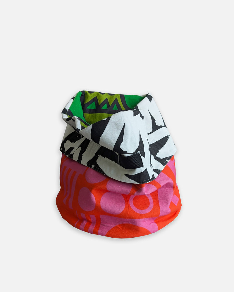 Reversible Laundry Bag in Hot Pink / Jungle / Mono