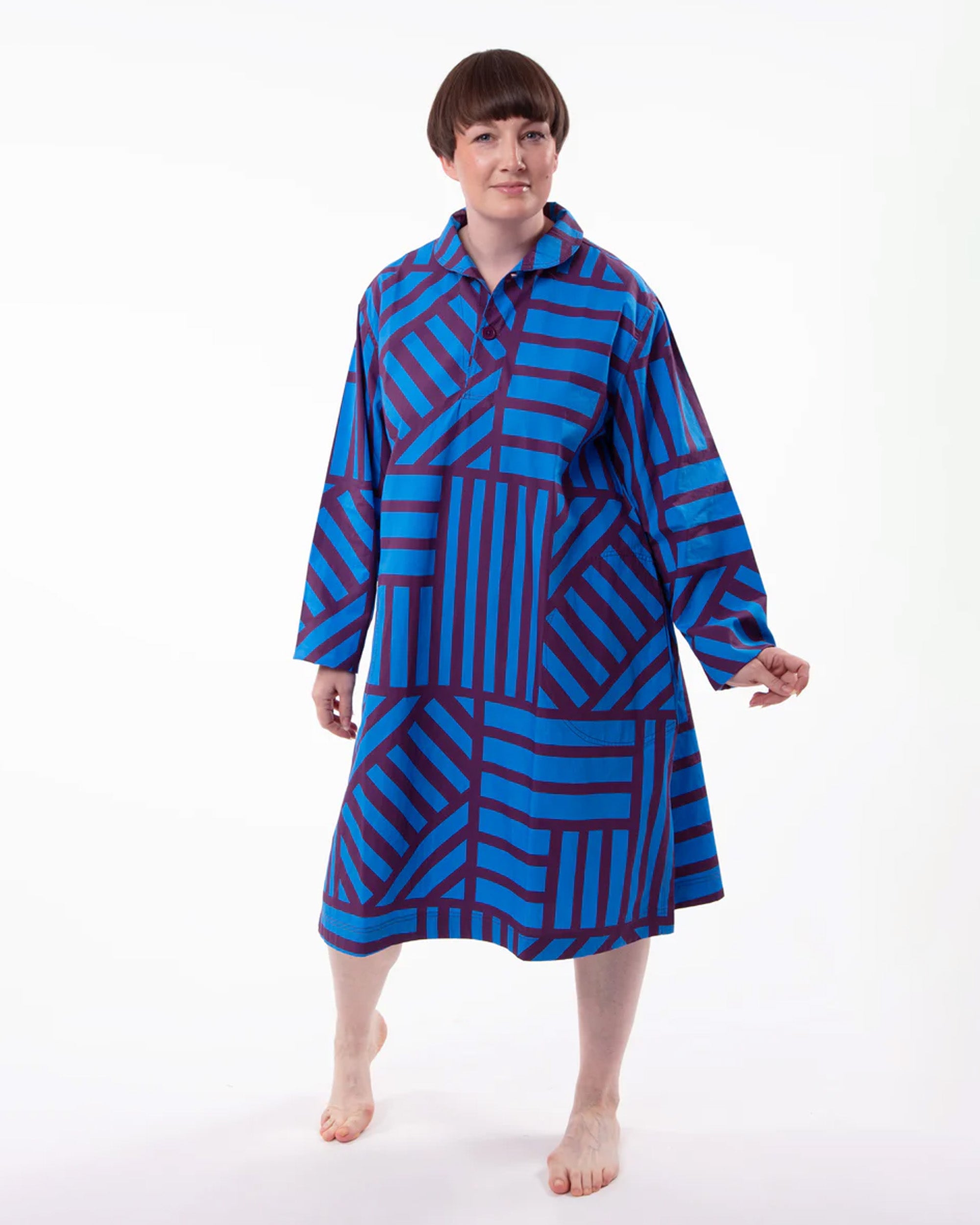 Sidewinder Nightshirt / Dress in Blueberry