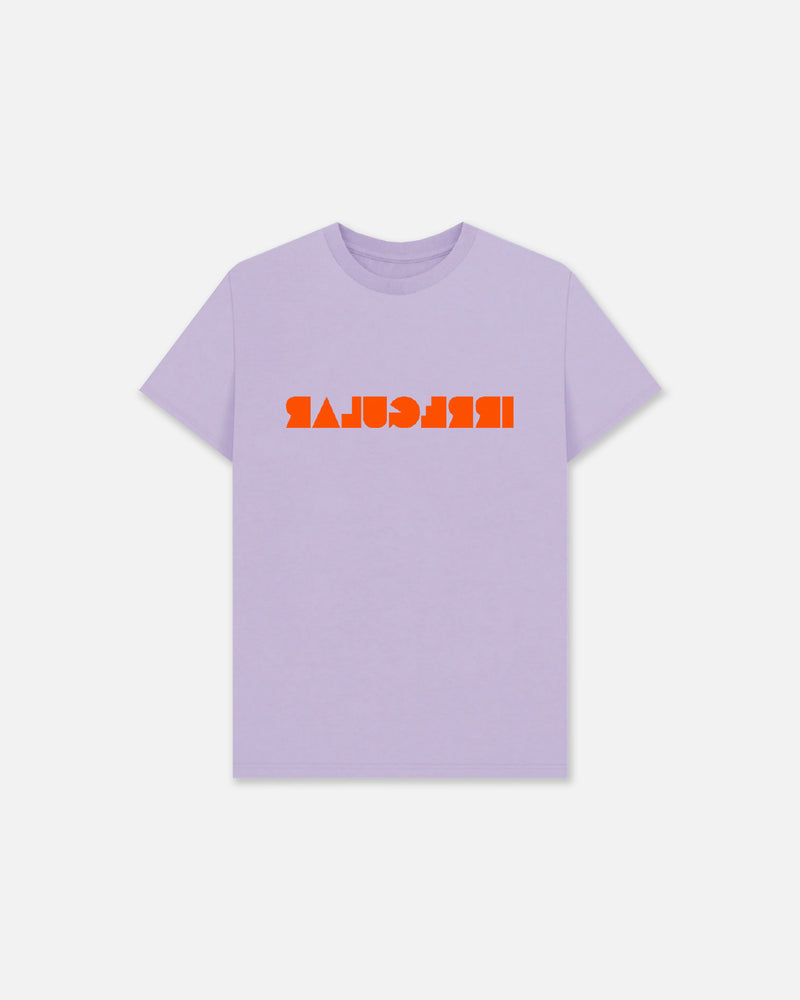 Regular-fit Irregular T-shirt in Lilac