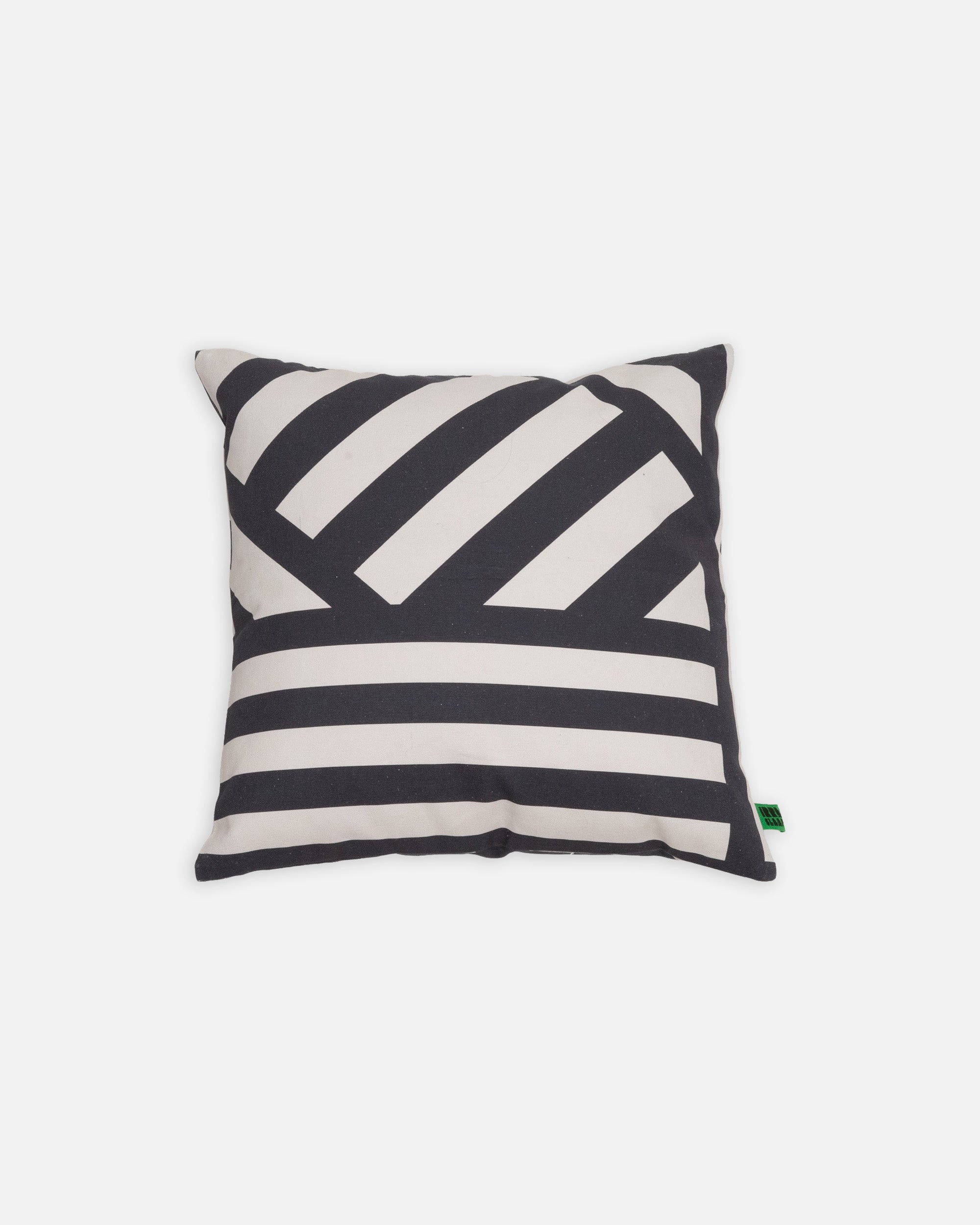 Canvas cushion cover in Mono