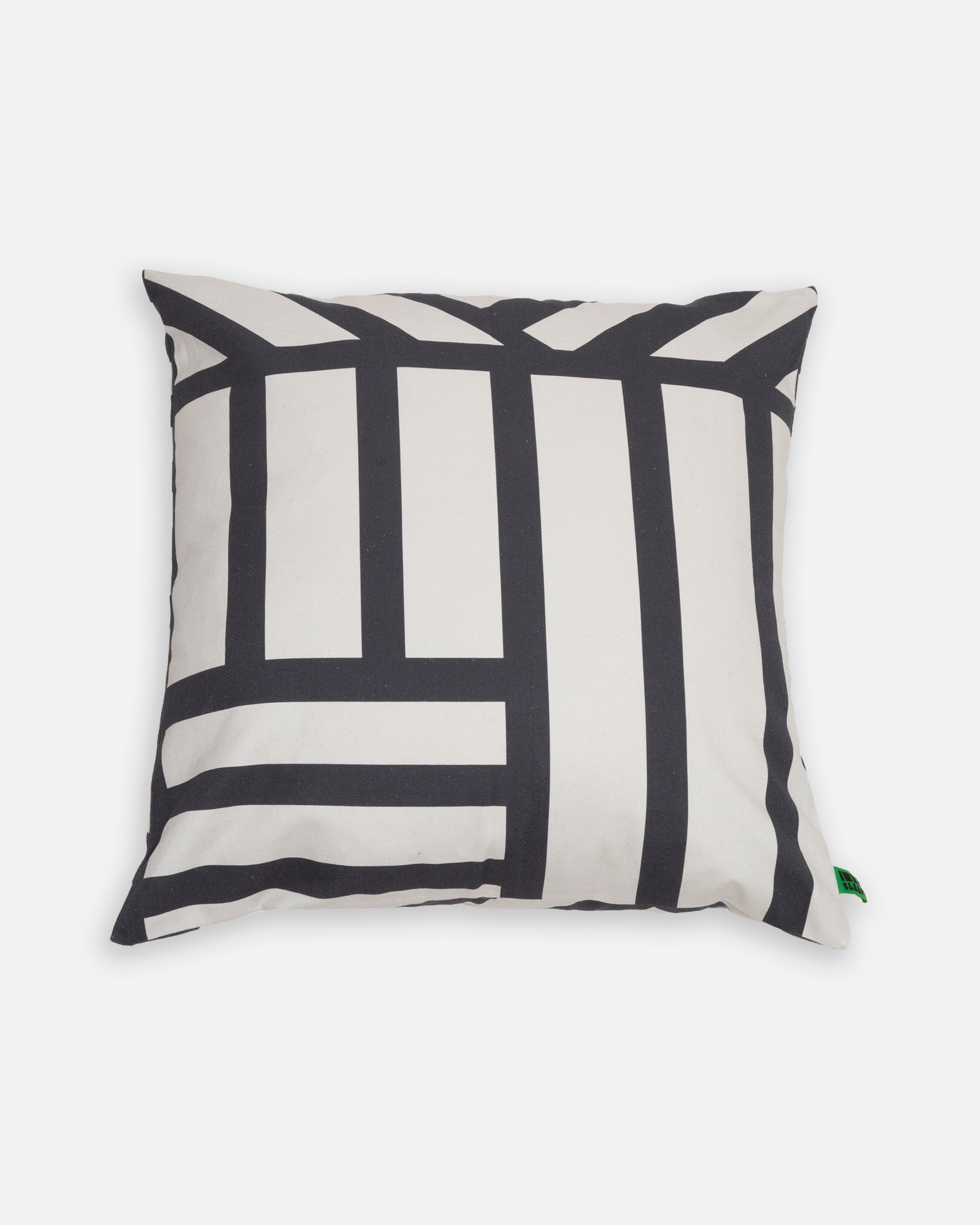 Canvas cushion cover in Mono